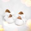 imageSoft Sole Baby Shoes  Infant Baby Walking Shoes Moccasins Rubber Sole Crib ShoesB6638glitter White