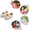 imageSoft Sole Baby Shoes  Infant Baby Walking Shoes Moccasins Rubber Sole Crib ShoesB6638gold