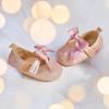 imageSoft Sole Baby Shoes  Infant Baby Walking Shoes Moccasins Rubber Sole Crib ShoesB6638pink
