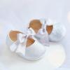 imageSoft Sole Baby Shoes  Infant Baby Walking Shoes Moccasins Rubber Sole Crib ShoesB6638silver