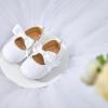 imageSoft Sole Baby Shoes  Infant Baby Walking Shoes Moccasins Rubber Sole Crib ShoesB6638white