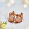 imageSoft Sole Baby Shoes  Infant Baby Walking Shoes Moccasins Rubber Sole Crib ShoesB8529brown