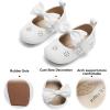imageSoft Sole Baby Shoes  Infant Baby Walking Shoes Moccasins Rubber Sole Crib ShoesB8529white