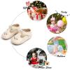 imageSoft Sole Baby Shoes  Infant Baby Walking Shoes Moccasins Rubber Sole Crib ShoesB8710beige