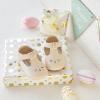 imageSoft Sole Baby Shoes  Infant Baby Walking Shoes Moccasins Rubber Sole Crib ShoesB8710beige