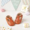 imageSoft Sole Baby Shoes  Infant Baby Walking Shoes Moccasins Rubber Sole Crib ShoesB8710brown