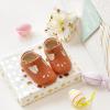 imageSoft Sole Baby Shoes  Infant Baby Walking Shoes Moccasins Rubber Sole Crib ShoesB8710brown