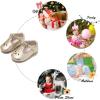 imageSoft Sole Baby Shoes  Infant Baby Walking Shoes Moccasins Rubber Sole Crib ShoesB8710gold