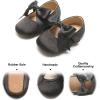 imageSoft Sole Baby Shoes  Infant Baby Walking Shoes Moccasins Rubber Sole Crib ShoesB8713black
