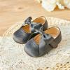 imageSoft Sole Baby Shoes  Infant Baby Walking Shoes Moccasins Rubber Sole Crib ShoesB8713black