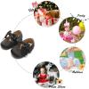 imageSoft Sole Baby Shoes  Infant Baby Walking Shoes Moccasins Rubber Sole Crib ShoesB8713black