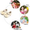 imageSoft Sole Baby Shoes  Infant Baby Walking Shoes Moccasins Rubber Sole Crib ShoesB8716gold