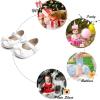 imageSoft Sole Baby Shoes  Infant Baby Walking Shoes Moccasins Rubber Sole Crib ShoesB8716white