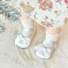 imageSoft Sole Baby Shoes  Infant Baby Walking Shoes Moccasins Rubber Sole Crib ShoesB8716white