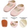imageSoft Sole Baby Shoes  Infant Baby Walking Shoes Moccasins Rubber Sole Crib ShoesBaby8524fl Pink