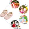 imageSoft Sole Baby Shoes  Infant Baby Walking Shoes Moccasins Rubber Sole Crib ShoesBaby8524fl Pink