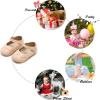 imageSoft Sole Baby Shoes  Infant Baby Walking Shoes Moccasins Rubber Sole Crib ShoesBaby8524nude