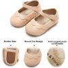 imageSoft Sole Baby Shoes  Infant Baby Walking Shoes Moccasins Rubber Sole Crib ShoesBaby8524nude