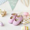 imageSoft Sole Baby Shoes  Infant Baby Walking Shoes Moccasins Rubber Sole Crib ShoesBaby8524purple