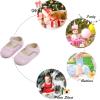 imageSoft Sole Baby Shoes  Infant Baby Walking Shoes Moccasins Rubber Sole Crib ShoesBaby8524purple