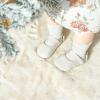 imageSoft Sole Baby Shoes  Infant Baby Walking Shoes Moccasins Rubber Sole Crib ShoesGiltter White