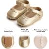 imageSoft Sole Baby Shoes  Infant Baby Walking Shoes Moccasins Rubber Sole Crib ShoesGolden