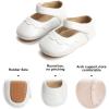 imageSoft Sole Baby Shoes  Infant Baby Walking Shoes Moccasins Rubber Sole Crib ShoesWhite