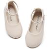 imageFelix ampamp Flora Girls Toddler Little Ballet Shoes  Flower Girls Mary Jane Flats Dress Shoes Party WeddingB842fl Beige