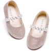 imageFelix ampamp Flora Girls Toddler Little Ballet Shoes  Flower Girls Mary Jane Flats Dress Shoes Party WeddingB889pink