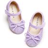 imageFelix ampamp Flora Toddler Flower Girl Dress Shoes  Girl Ballet Flats Party School Shoes WeddingB802gl Purple