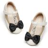 imageFelix ampamp Flora Toddler Little Girl Flat Oxfords Dress Shoes  Mary Jane Princess for Girl Party School ShoesB416white