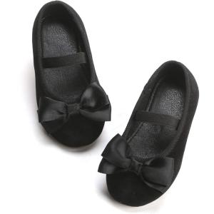 imageFelix ampamp Flora Toddler Flower Girl Dress Shoes  Girl Ballet Flats Party School Shoes WeddingB803black