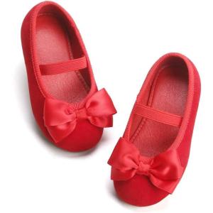 imageFelix ampamp Flora Toddler Flower Girl Dress Shoes  Girl Ballet Flats Party School Shoes WeddingB803red