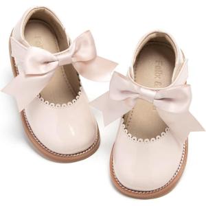 imageFelix ampamp Flora Toddler Little Girl Mary Jane Dress Shoes  Ballet Flats for Girl Party School ShoesB380nude