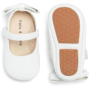 imageSoft Sole Baby Shoes  Infant Baby Walking Shoes Moccasins Rubber Sole Crib ShoesB05white