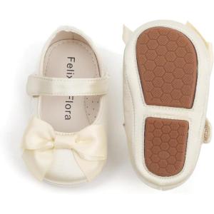 imageSoft Sole Baby Shoes  Infant Baby Walking Shoes Moccasins Rubber Sole Crib ShoesB8716gold