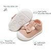 imageFelix ampamp Flora Soft Sole Baby Dress Shoes  Infant Baby Walking Shoes Moccasinss Rubber Sole Crib ShoesByb03pink