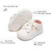 imageFelix ampamp Flora Soft Sole Baby Dress Shoes  Infant Baby Walking Shoes Moccasinss Rubber Sole Crib ShoesByb03white