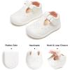 imageFelix ampamp Flora Soft Sole Baby Dress Shoes  Infant Baby Walking Shoes Moccasinss Rubber Sole Crib ShoesByb04white