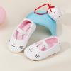 imageFelix ampamp Flora Soft Sole Baby Shoes  Infant Baby Girls Ballet Flats Moccasinss Rubber Sole Walking Crib ShoesBn01pink