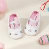 imageFelix ampamp Flora Soft Sole Baby Shoes  Infant Baby Girls Ballet Flats Moccasinss Rubber Sole Walking Crib ShoesBn01pink