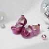 imageFelix ampamp Flora Soft Sole Baby Shoes  Infant Baby Girls Ballet Flats Moccasinss Rubber Sole Walking Crib ShoesBn32purple