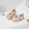 imageFelix ampamp Flora Soft Sole Baby Shoes  Infant Baby Girls Ballet Flats Moccasinss Rubber Sole Walking Crib ShoesBn32s Dark Nude