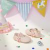 imageFelix ampamp Flora Soft Sole Baby Shoes  Infant Baby Girls Ballet Flats Moccasinss Rubber Sole Walking Crib ShoesBn33pink