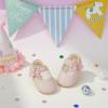 imageFelix ampamp Flora Soft Sole Baby Shoes  Infant Baby Girls Ballet Flats Moccasinss Rubber Sole Walking Crib ShoesBn33pink
