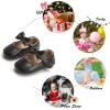 imageFelix ampamp Flora Soft Sole Baby Shoes  Infant Baby Walking Shoes Moccasinss Rubber Sole Crib ShoesB03 Black
