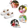 imageFelix ampamp Flora Soft Sole Baby Shoes  Infant Baby Walking Shoes Moccasinss Rubber Sole Crib ShoesB03 White