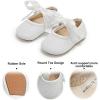 imageFelix ampamp Flora Soft Sole Baby Shoes  Infant Baby Walking Shoes Moccasinss Rubber Sole Crib ShoesB18 White