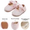 imageFelix ampamp Flora Soft Sole Baby Shoes  Infant Baby Walking Shoes Moccasinss Rubber Sole Crib ShoesB18light Pink