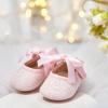 imageFelix ampamp Flora Soft Sole Baby Shoes  Infant Baby Walking Shoes Moccasinss Rubber Sole Crib ShoesB18light Pink
